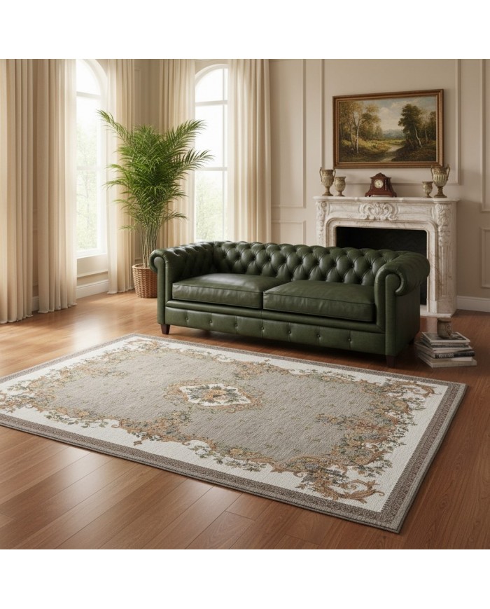 Tappeto classico in soffice ciniglia antiscivolo Siviglia - MISURE VARIE