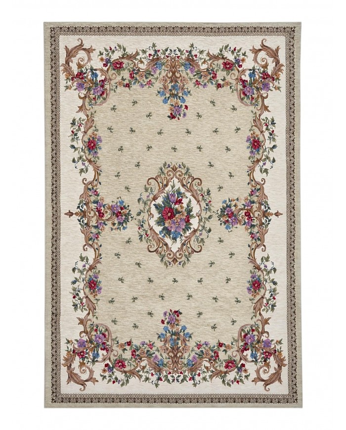 Tappeto classico in soffice ciniglia antiscivolo Siviglia - MISURE VARIE