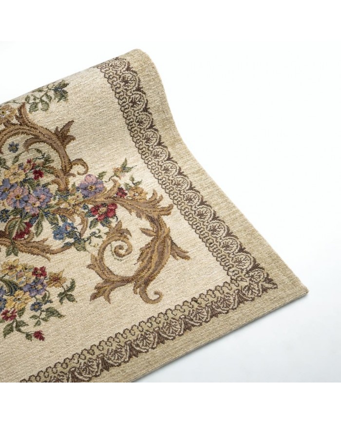 Tappeto classico in soffice ciniglia antiscivolo Siviglia - MISURE VARIE