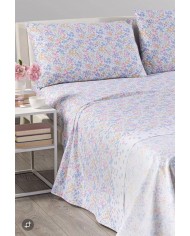 Completo lenzuola piazza e mezza 2 federe Caleffi Nevada2