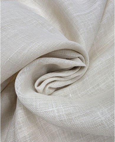 Tessuto per tende tinta unita misto lino altezza 330cm art. Jole