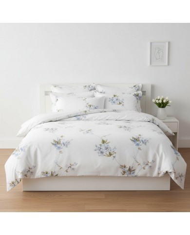 Completo lenzuola matrimoniale in percalle 100% cotone Mirabello Chorisia