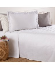 Completo lenzuola matrimoniale in percalle di cotone Serene