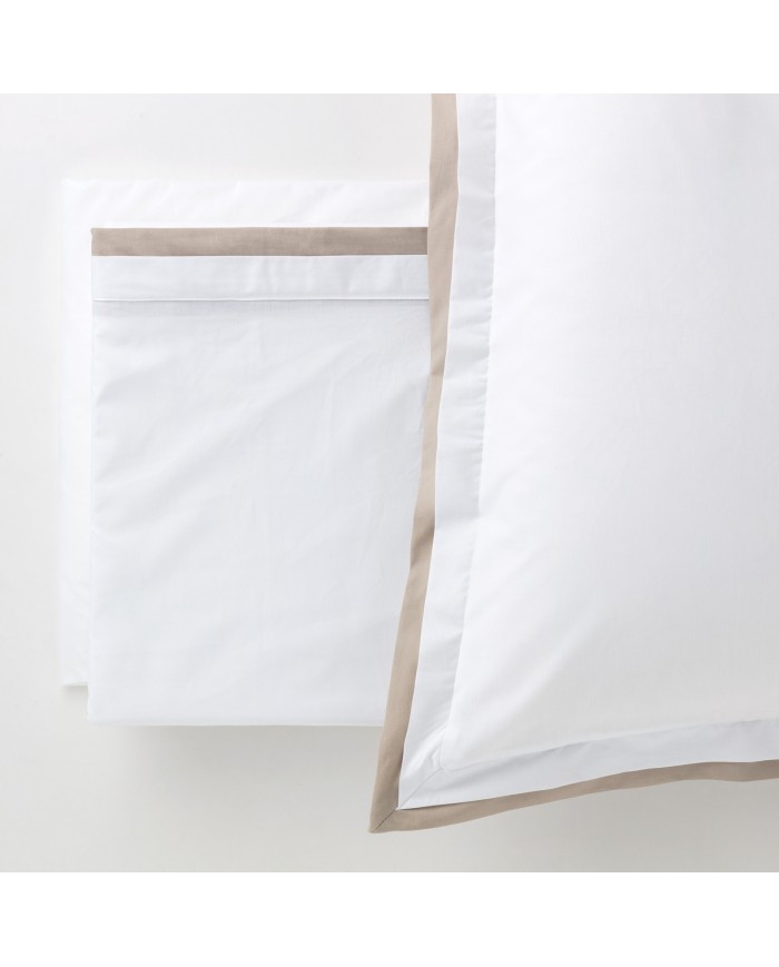 Completo lenzuola matrimoniale in percalle di cotone Serene