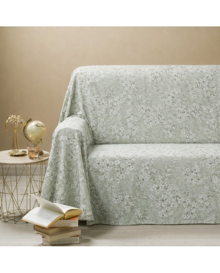 Telo arredo foulard copritutto fantasia floreale 260x280