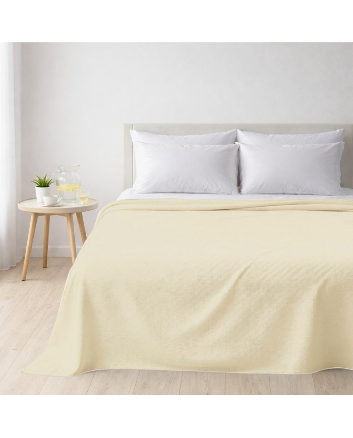 Copriletto matrimoniale in piquet di cotone art. Happy