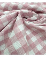 Tessuto al metro batista 100% cotone altezza 120cm - BIANCO