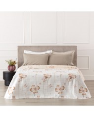 Trapuntino matrimoniale Jacquard Coralline