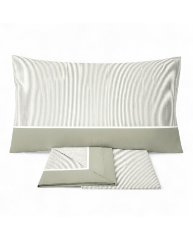 Completo lenzuola letto singolo Millerighe - MADE IN ITALY