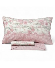 Completo Lenzuola matrimoniali Ambrosiana Sienna - Made in Italy