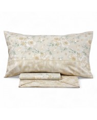Completo Lenzuola matrimoniali Ambrosiana Sienna - Made in Italy
