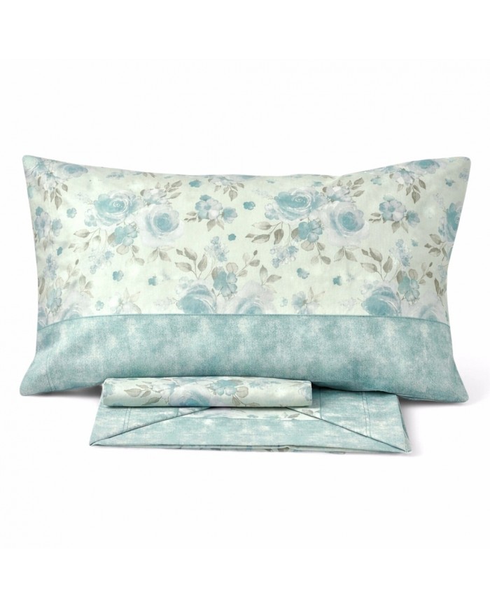 Completo Lenzuola matrimoniali Ambrosiana Sienna - Made in Italy