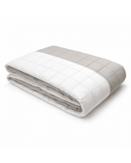 Trapuntino letto singolo double face bicolor Bea