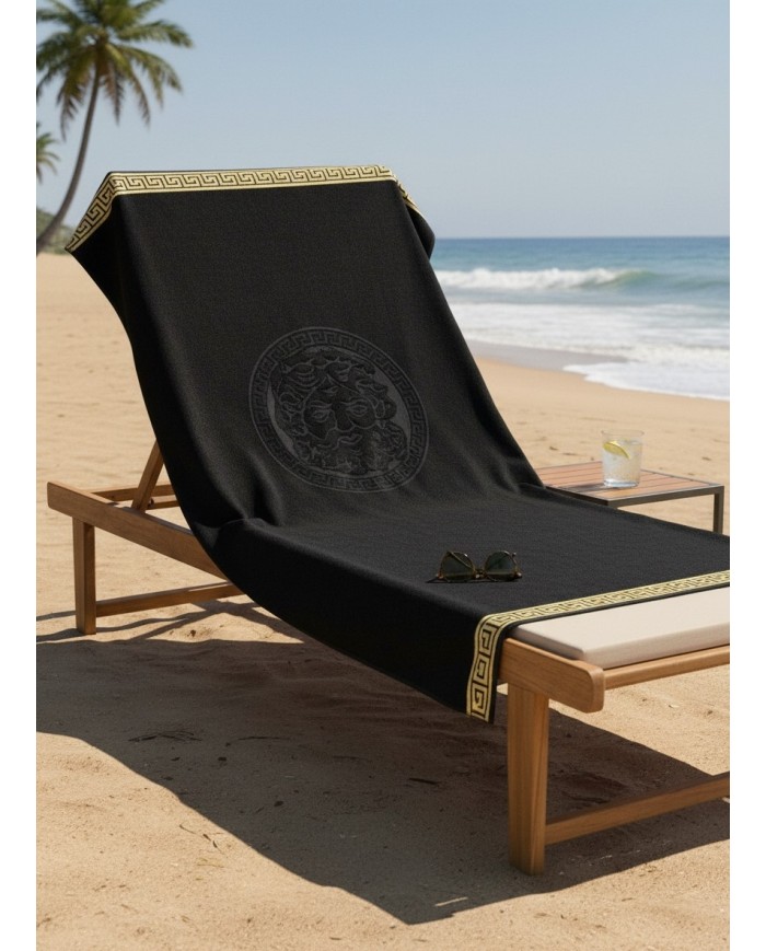 Telo mare jacquard in spugna di puro cotone Cameo by Lovely Home