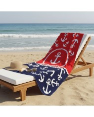 Telo mare jacquard in spugna di puro cotone Genova by Lovely Home dis. 2