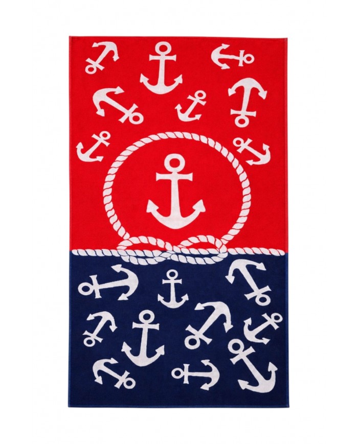 Telo mare jacquard in spugna di puro cotone Genova by Lovely Home dis. 1