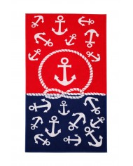 Telo mare jacquard in spugna di puro cotone Genova by Lovely Home dis. 1