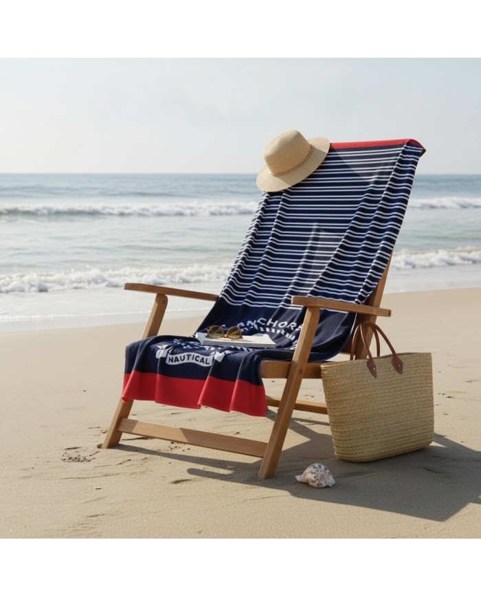 Telo mare jacquard in spugna di puro cotone Genova by Lovely Home dis. 3