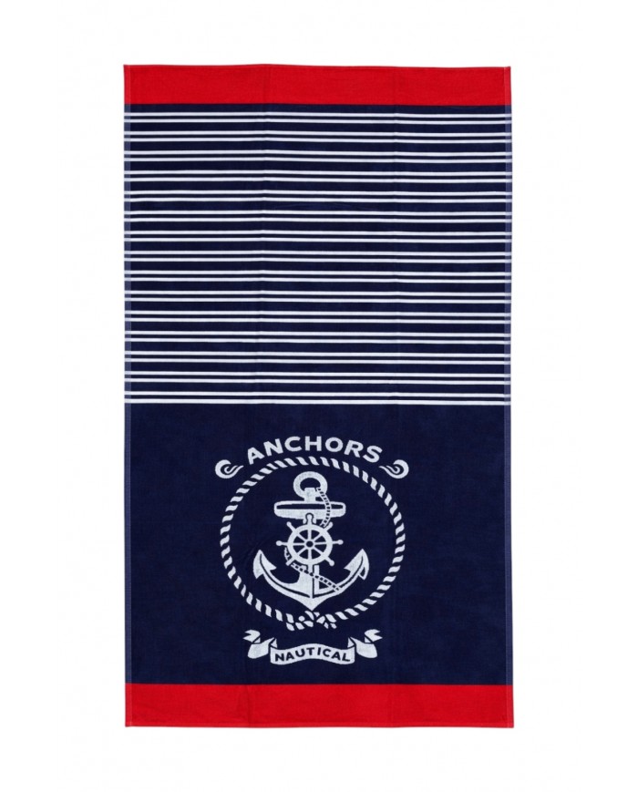 Telo mare jacquard in spugna di puro cotone Genova by Lovely Home dis. 3