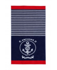 Telo mare jacquard in spugna di puro cotone Genova by Lovely Home dis. 3