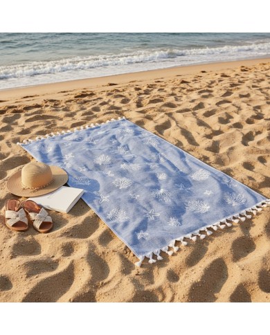 Telo mare 100% cotone retro in microspugna Fiji