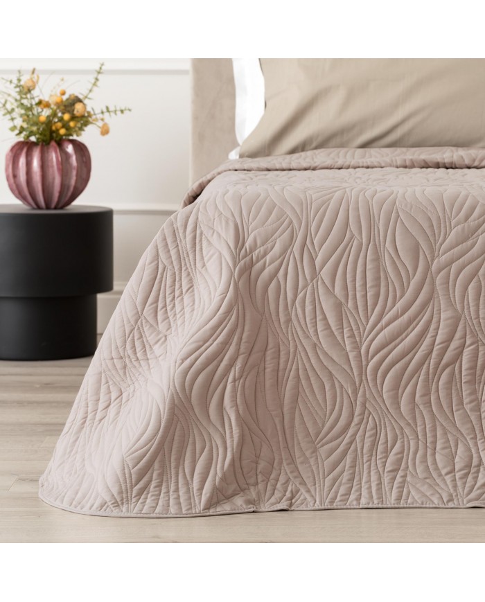 Trapuntino matrimoniale Keya Linea Oro