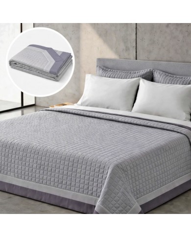 Trapuntino matrimoniale in raso 100% cotone Chiara Fedi art. Romantica