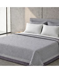 Trapuntino matrimoniale in raso 100% cotone Chiara Fedi art. Romantica