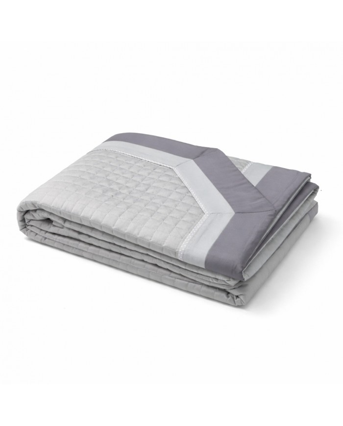 Trapuntino matrimoniale in raso 100% cotone Chiara Fedi art. Romantica