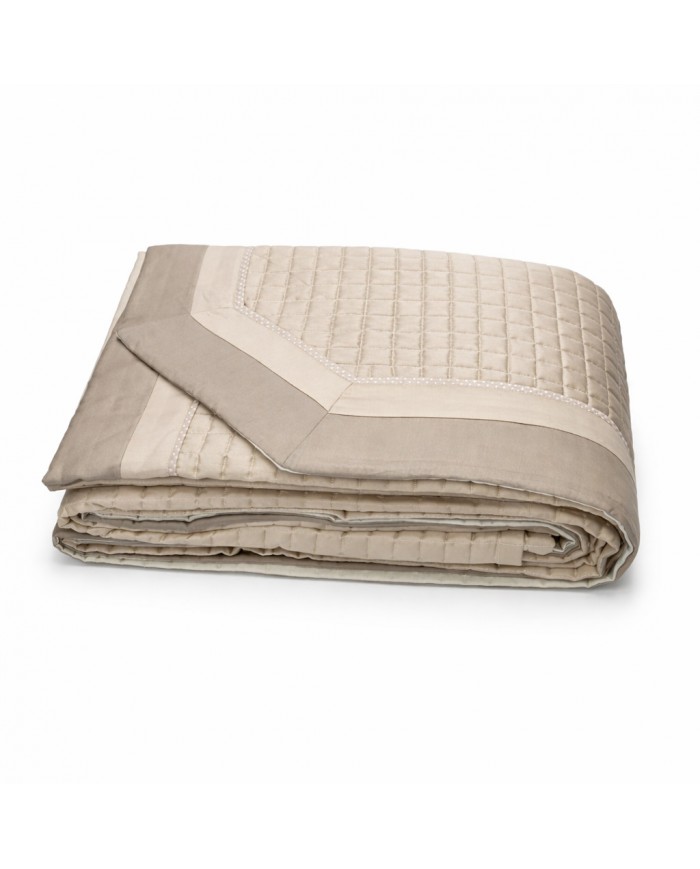 Trapuntino matrimoniale in raso 100% cotone Chiara Fedi art. Romantica