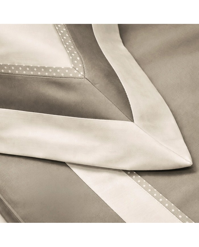 Completo lenzuola matrimoniale in raso 100% cotone Chiara Fedi art. Romantica