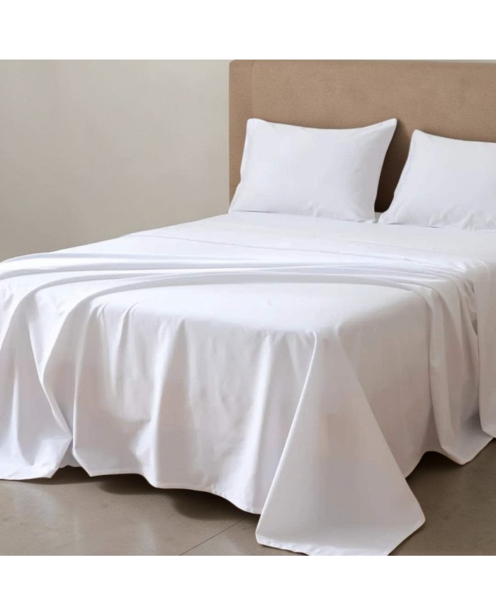 Lenzuolo matrimoniale senza angoli in PERCALLE 100% COTONE  Zer0Bed