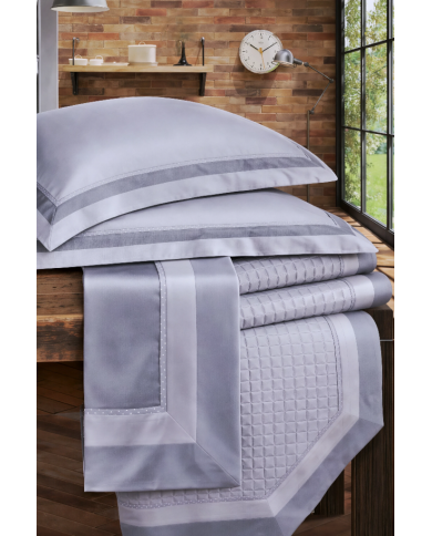 Trapuntino matrimoniale in raso 100% cotone Chiara Fedi art. Romantica