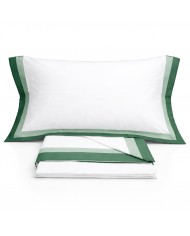 Completo lenzuola matrimoniale 100% cotone doppia balza Chiara Fedi art. Vienna