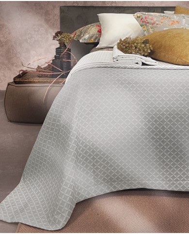 Copriletto matrimoniale in piquet Dondi Petra