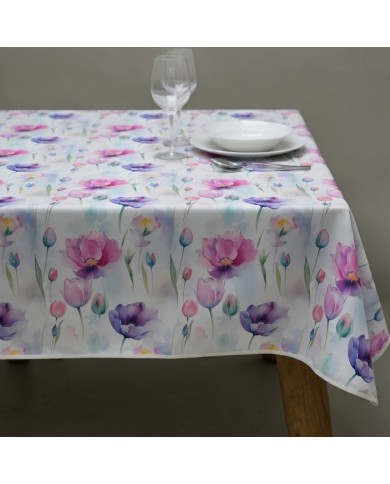 Tovaglia antimacchia Splash Millefiori var.6  - Misure Varie