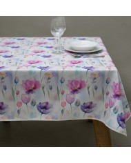 Tovaglia antimacchia Splash Millefiori var.5  - Misure Varie