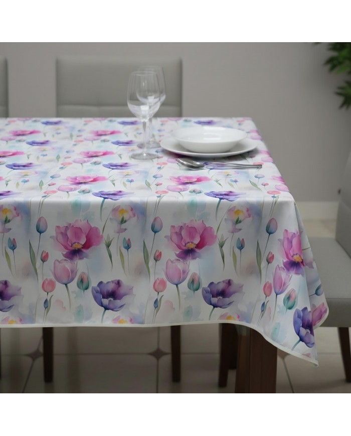 Tovaglia antimacchia Splash Millefiori var.6  - Misure Varie