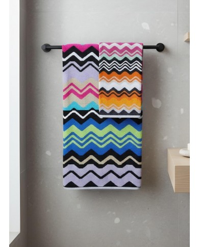 Coppia di asciugamani viso + ospite Etnic dis.1