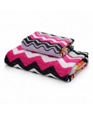 Coppia di asciugamani viso + ospite Etnic dis.1