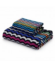 Coppia di asciugamani viso + ospite Etnic dis.2