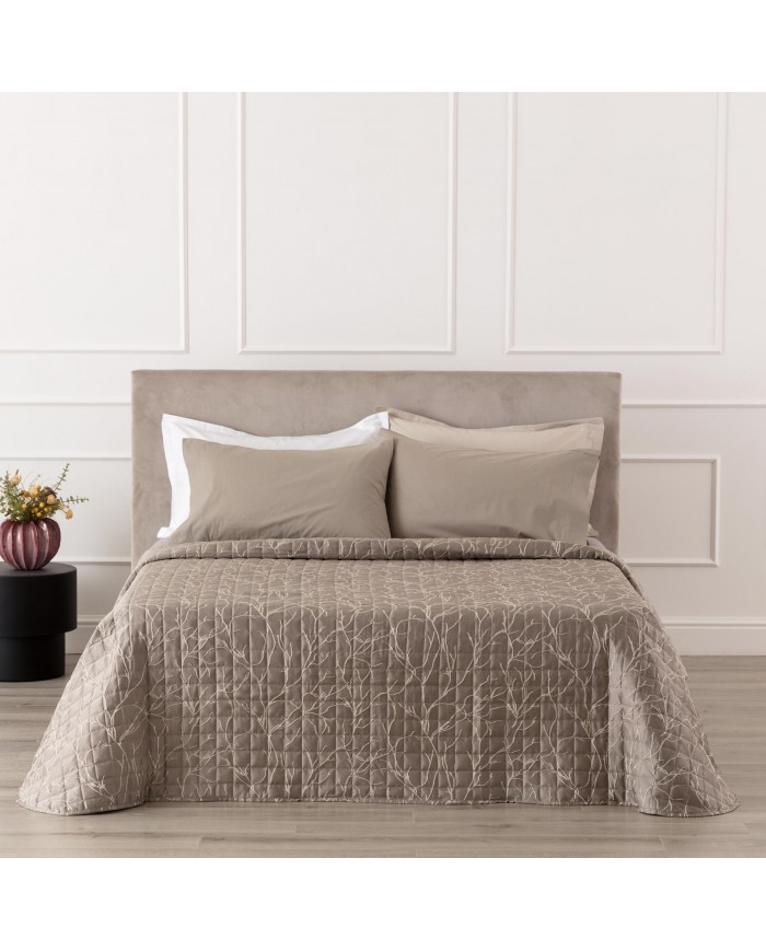 Trapuntino matrimoniale Jacquard Coralline