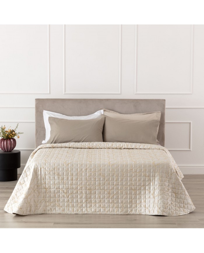 Trapuntino matrimoniale Jacquard Coralline