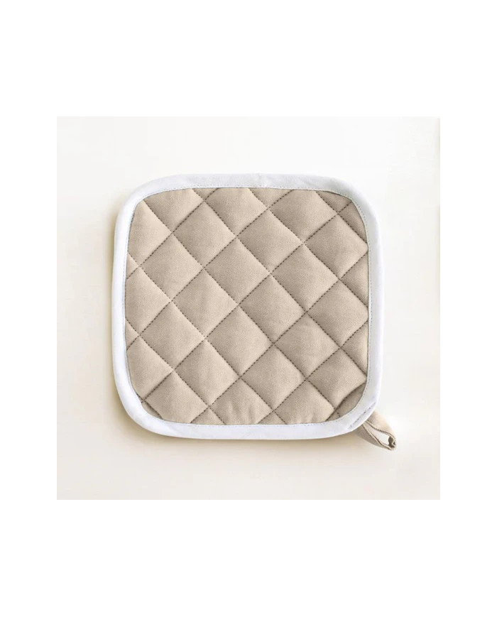 Set 2 presine con bordo a contrasto Maestri Cotonieri India