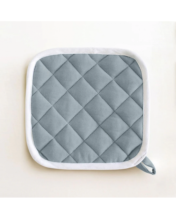 Set 2 presine con bordo a contrasto Maestri Cotonieri India