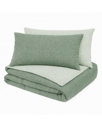 Parure copripiumino matrimoniale double 100% cotone art. Minimal 2510