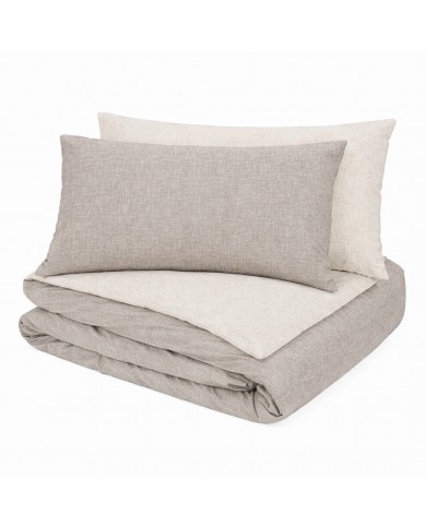 Parure copripiumino piazza e mezza double 100% cotone art. Minimal 2510