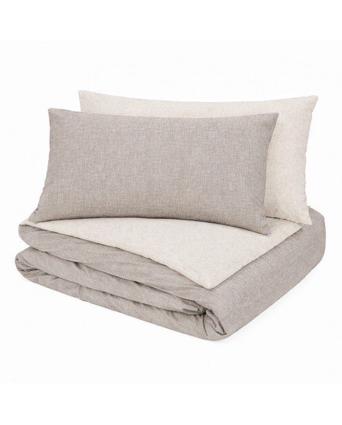 Parure copripiumino piazza e mezza double 100% cotone art. Minimal 2510