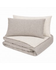 Parure copripiumino piazza e mezza double 100% cotone art. Minimal 2510