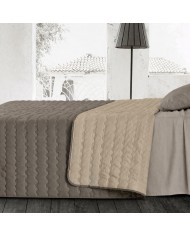 Trapuntino letto singolo double face tinta unita Acapulco - MADE IN ITALY
